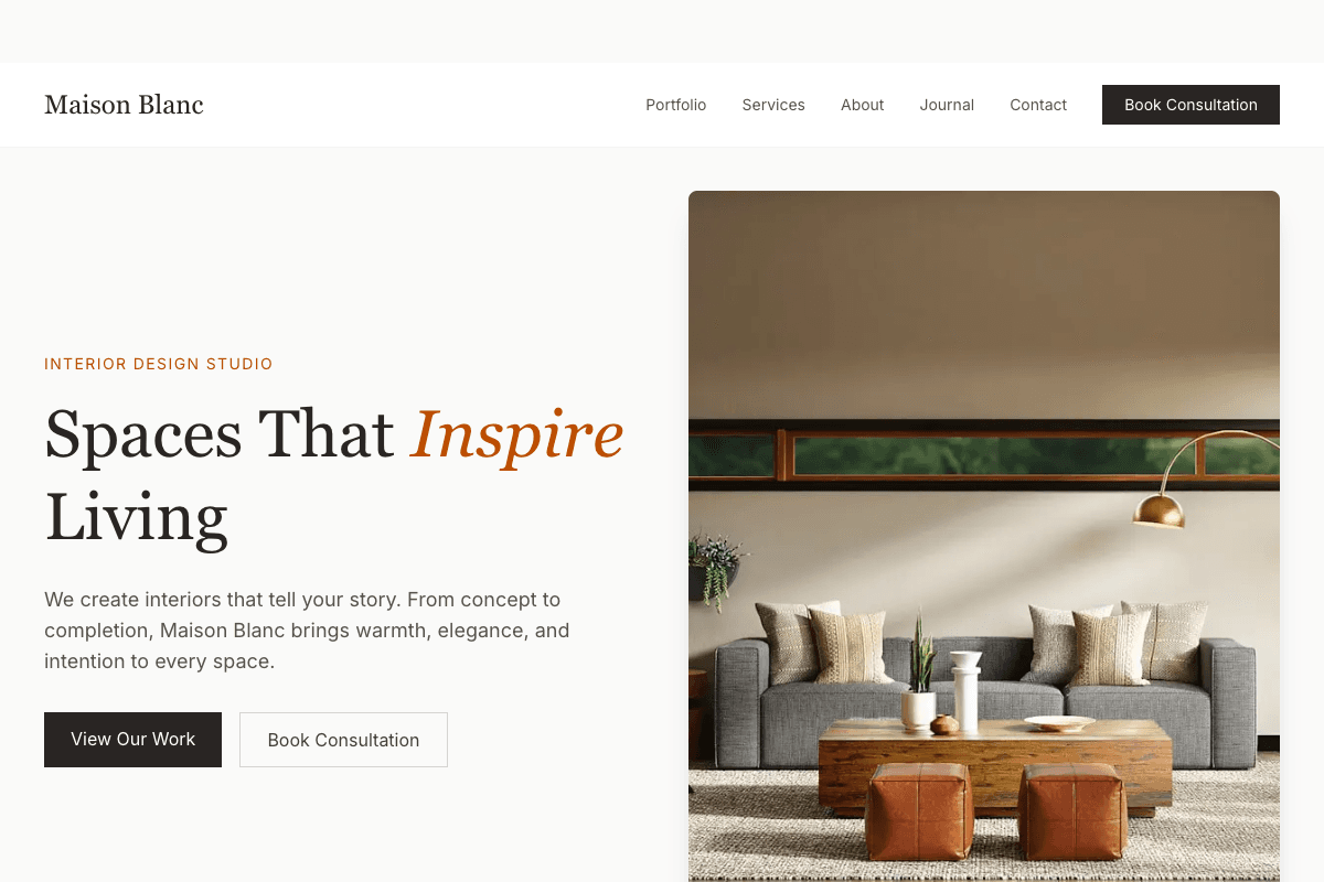 Creative template preview